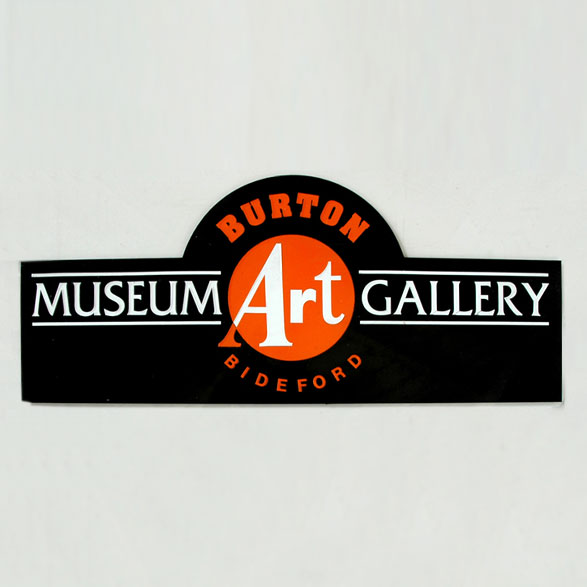 Burton Art Gallery sign